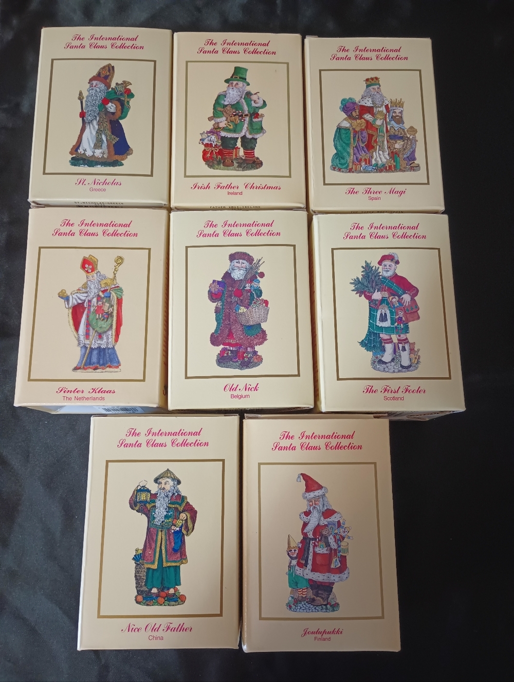Vintage International Santa Claus Collection Figures. 8